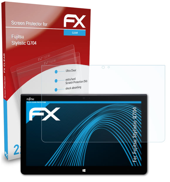 atFoliX FX-Clear Schutzfolie für Fujitsu Stylistic Q704