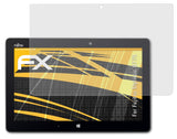 Panzerfolie atFoliX kompatibel mit Fujitsu Stylistic Q775, entspiegelnde und stoßdämpfende FX (2X)