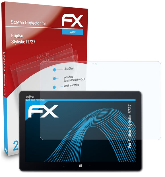 atFoliX FX-Clear Schutzfolie für Fujitsu Stylistic R727