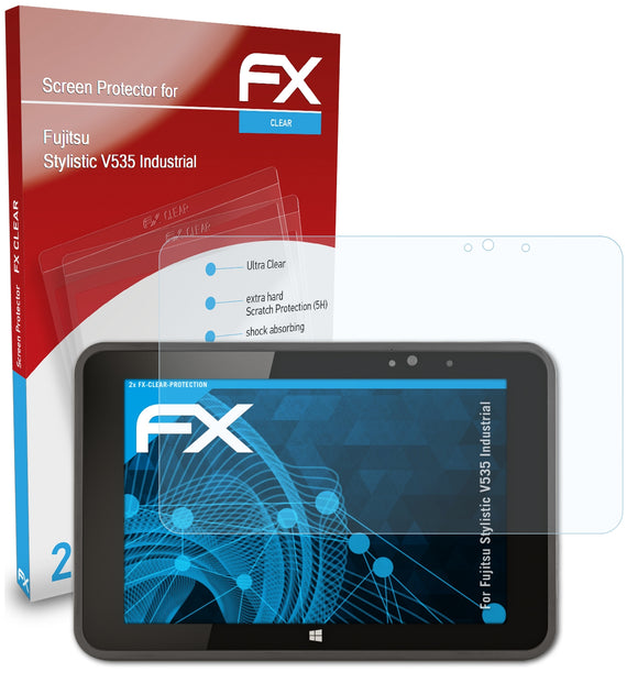 atFoliX FX-Clear Schutzfolie für Fujitsu Stylistic V535 Industrial