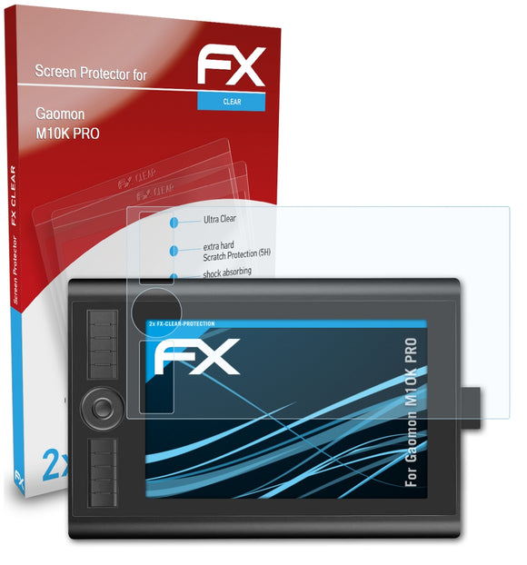atFoliX FX-Clear Schutzfolie für Gaomon M10K PRO