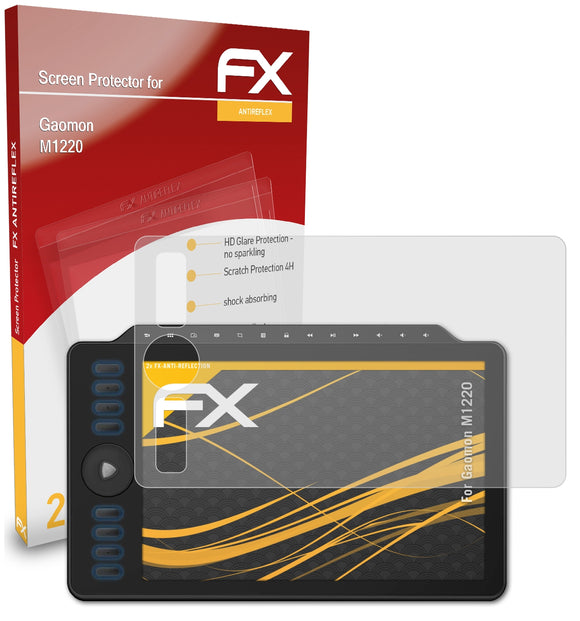 atFoliX FX-Antireflex Displayschutzfolie für Gaomon M1220