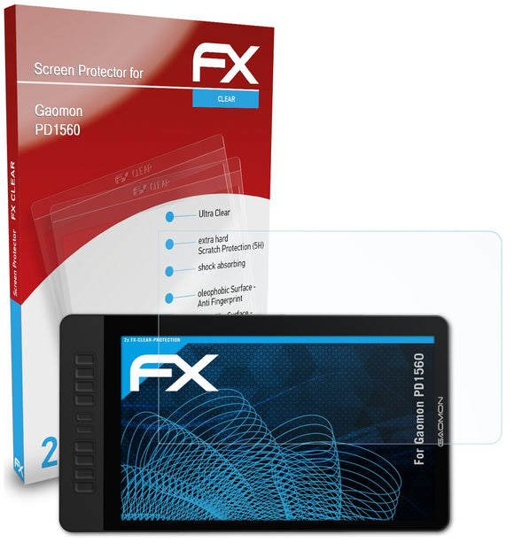 atFoliX FX-Clear Schutzfolie für Gaomon PD1560