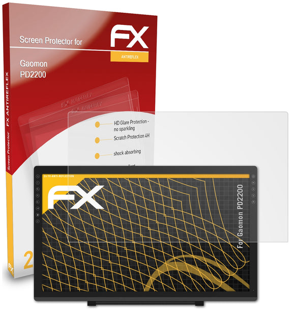 atFoliX FX-Antireflex Displayschutzfolie für Gaomon PD2200
