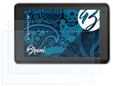 Schutzfolie Bruni kompatibel mit Garmin Aera 660, glasklare (2X)