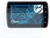 Schutzfolie Bruni kompatibel mit Garmin Aera 796, glasklare (2X)
