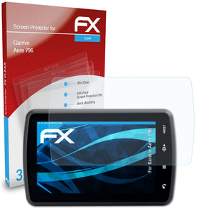 atFoliX FX-Clear Schutzfolie für Garmin Aera 796