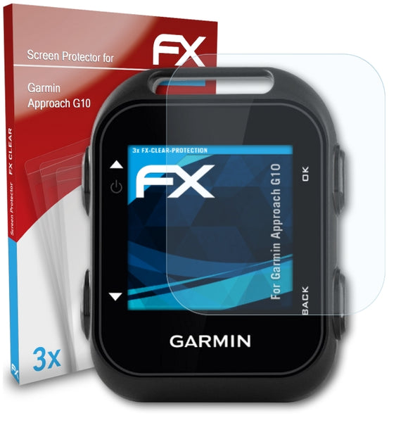 atFoliX FX-Clear Schutzfolie für Garmin Approach G10