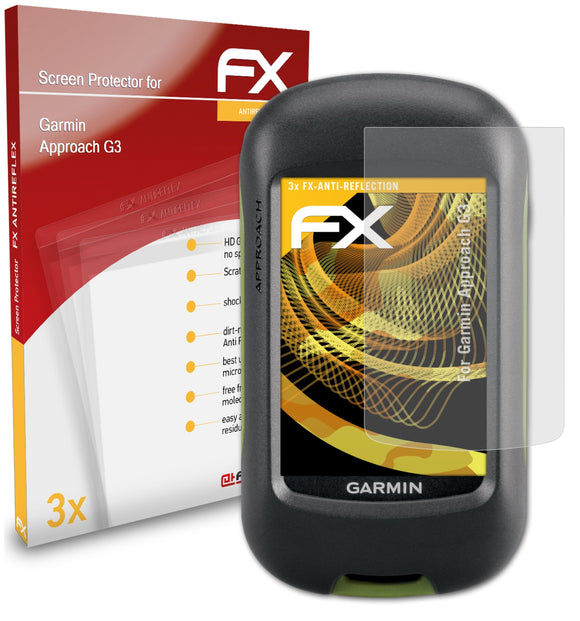 atFoliX FX-Antireflex Displayschutzfolie für Garmin Approach G3