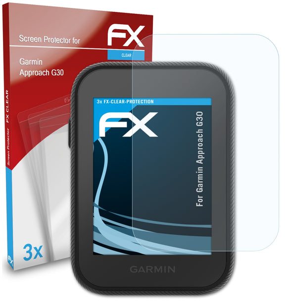 atFoliX FX-Clear Schutzfolie für Garmin Approach G30