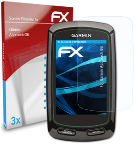 atFoliX FX-Clear Schutzfolie für Garmin Approach G6