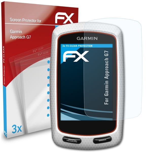 atFoliX FX-Clear Schutzfolie für Garmin Approach G7