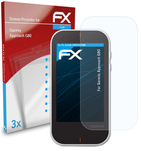 atFoliX FX-Clear Schutzfolie für Garmin Approach G80