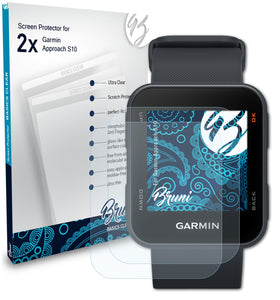 Bruni Basics-Clear Displayschutzfolie für Garmin Approach S10