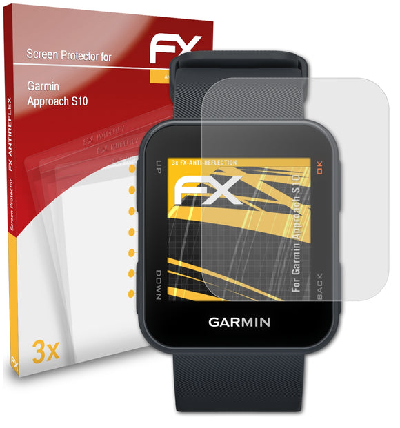atFoliX FX-Antireflex Displayschutzfolie für Garmin Approach S10