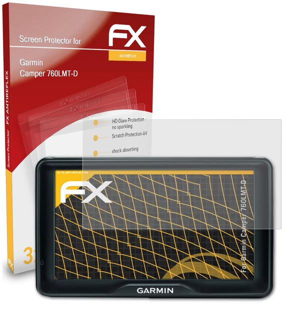 atFoliX FX-Antireflex Displayschutzfolie für Garmin Camper 760LMT-D