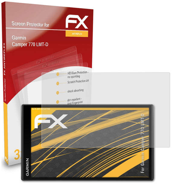 atFoliX FX-Antireflex Displayschutzfolie für Garmin Camper 770 LMT-D