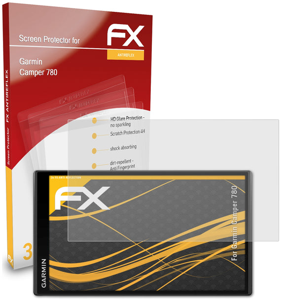 atFoliX FX-Antireflex Displayschutzfolie für Garmin Camper 780