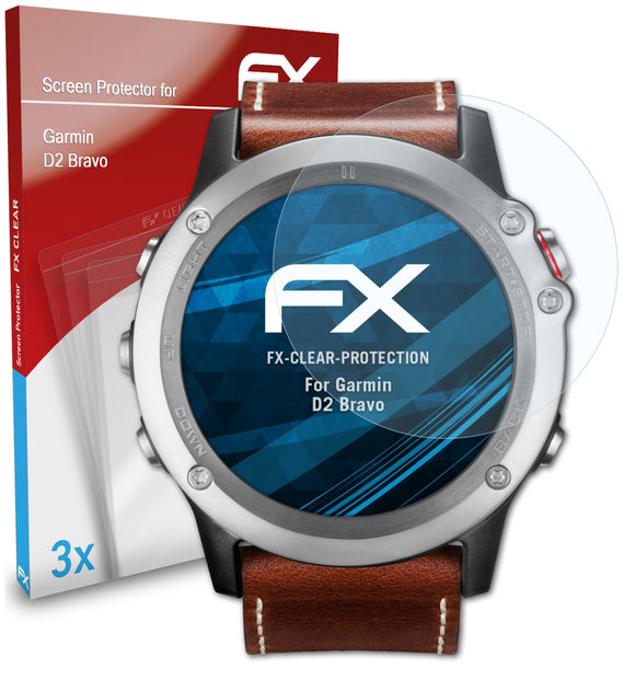 atFoliX FX-Clear Schutzfolie für Garmin D2 Bravo