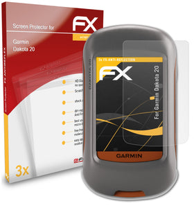 atFoliX FX-Antireflex Displayschutzfolie für Garmin Dakota 20