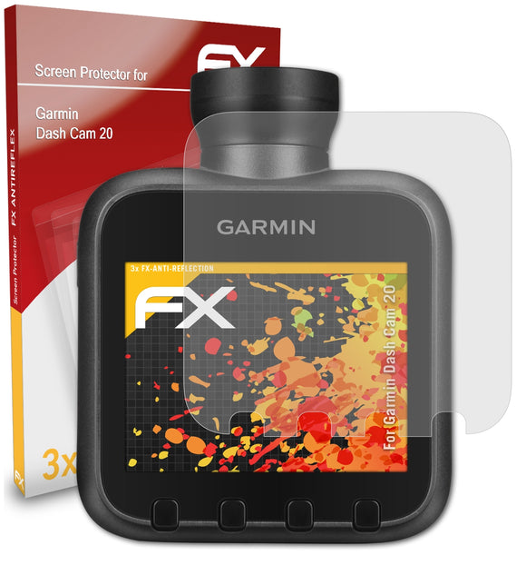 atFoliX FX-Antireflex Displayschutzfolie für Garmin Dash Cam 20