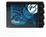Bruni Schutzfolie kompatibel mit Garmin Dash Cam 45, glasklare Folie (2X)