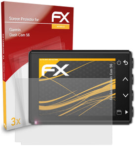 atFoliX FX-Antireflex Displayschutzfolie für Garmin Dash Cam 56