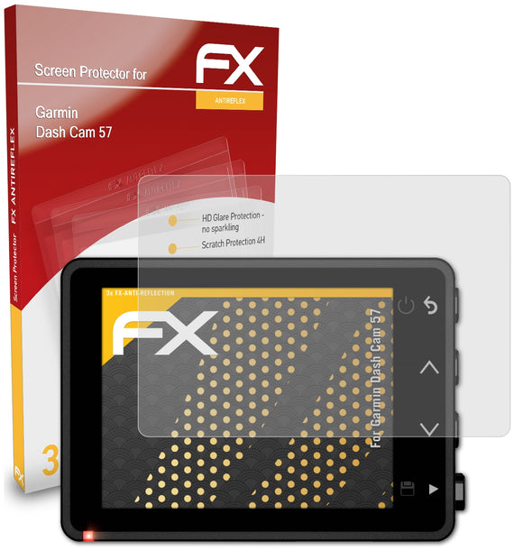 atFoliX FX-Antireflex Displayschutzfolie für Garmin Dash Cam 57