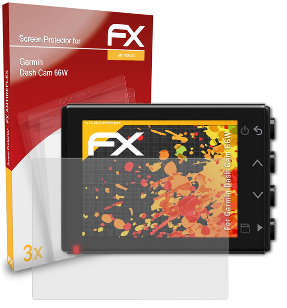 atFoliX FX-Antireflex Displayschutzfolie für Garmin Dash Cam 66W