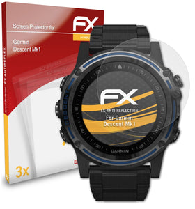 atFoliX FX-Antireflex Displayschutzfolie für Garmin Descent Mk1