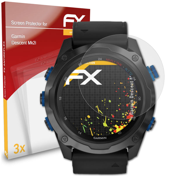 atFoliX FX-Antireflex Displayschutzfolie für Garmin Descent Mk2i
