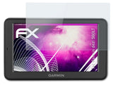 atFoliX Glasfolie kompatibel mit Garmin dezl 560LT, 9H Hybrid-Glass FX Panzerfolie