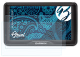 Schutzfolie Bruni kompatibel mit Garmin dezl 760LMT, glasklare (2X)