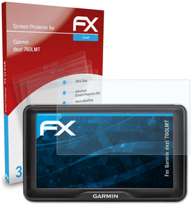 atFoliX FX-Clear Schutzfolie für Garmin dezl 760LMT