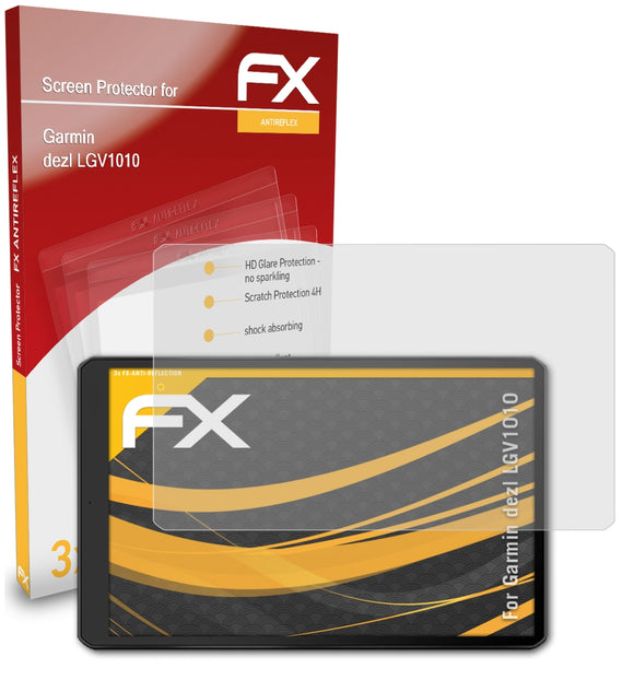 atFoliX FX-Antireflex Displayschutzfolie für Garmin dezl LGV1010