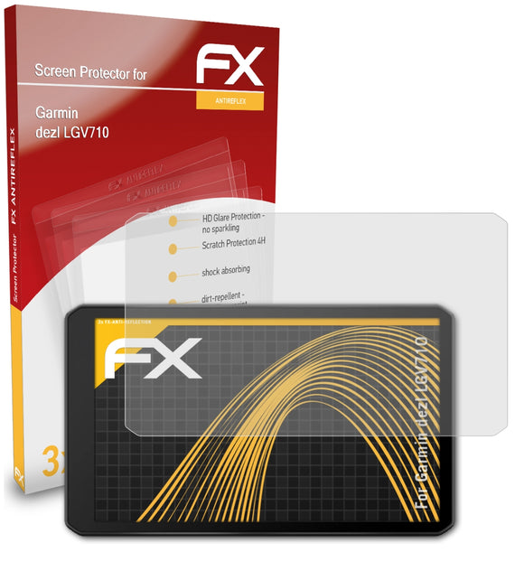 atFoliX FX-Antireflex Displayschutzfolie für Garmin dezl LGV710