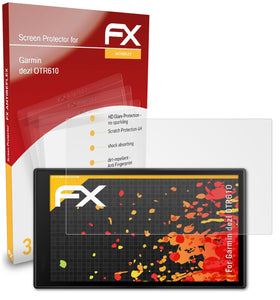 atFoliX FX-Antireflex Displayschutzfolie für Garmin dezl OTR610