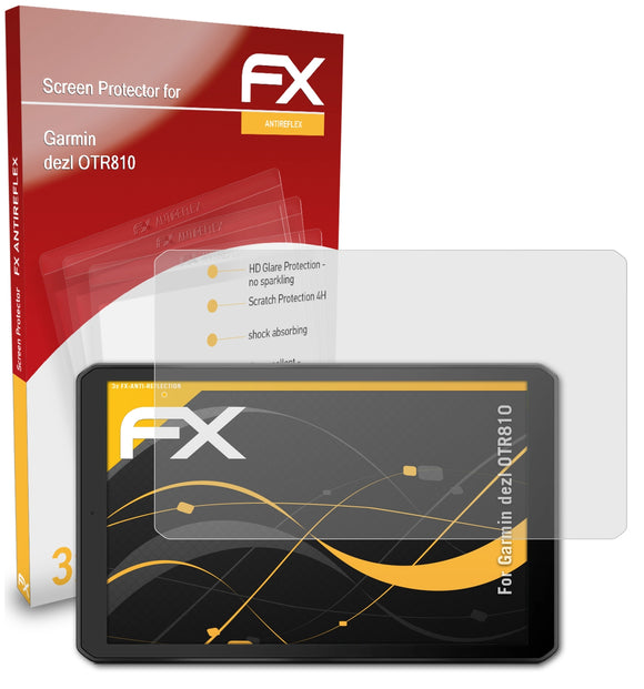atFoliX FX-Antireflex Displayschutzfolie für Garmin dezl OTR810