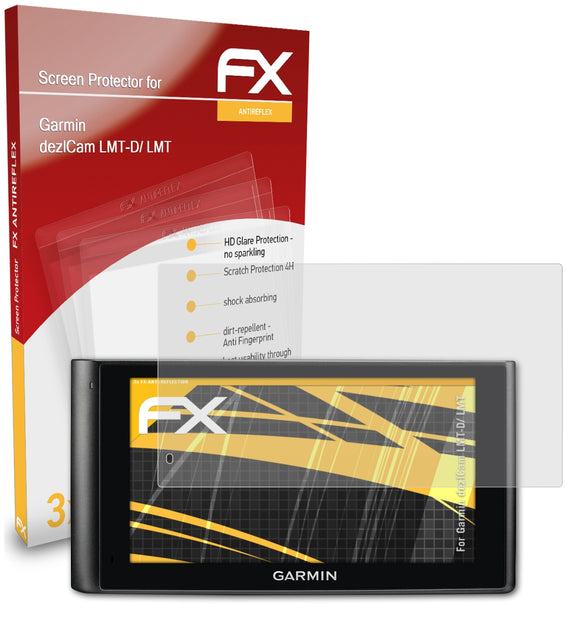 atFoliX FX-Antireflex Displayschutzfolie für Garmin dezlCam LMT-D/ LMT