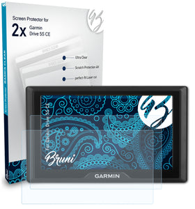 Bruni Basics-Clear Displayschutzfolie für Garmin Drive 5S CE