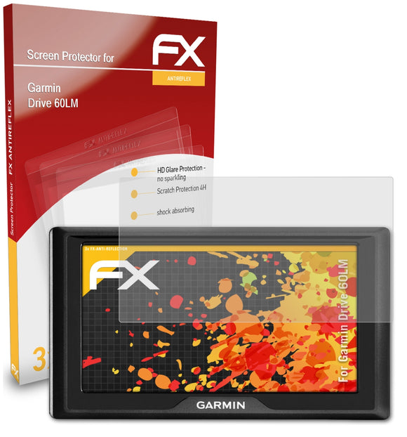atFoliX FX-Antireflex Displayschutzfolie für Garmin Drive 60LM