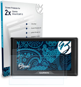 Bruni Basics-Clear Displayschutzfolie für Garmin Drive 61LMT-S