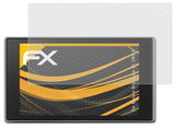 Panzerfolie atFoliX kompatibel mit Garmin DriveLuxe 51 LMT-S, entspiegelnde und stoßdämpfende FX (3X)