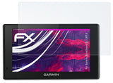Glasfolie atFoliX kompatibel mit Garmin DriveSmart 51 LMT-S, 9H Hybrid-Glass FX