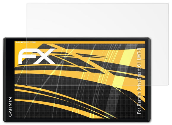 atFoliX FX-Antireflex Displayschutzfolie für Garmin DriveSmart 61 LMT-D