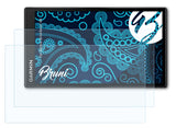 Schutzfolie Bruni kompatibel mit Garmin DriveSmart 66, glasklare (2X)