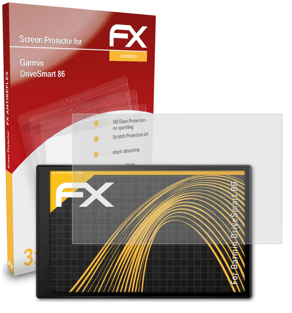 atFoliX FX-Antireflex Displayschutzfolie für Garmin DriveSmart 86