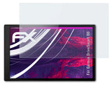 Glasfolie atFoliX kompatibel mit Garmin DriveSmart 86, 9H Hybrid-Glass FX