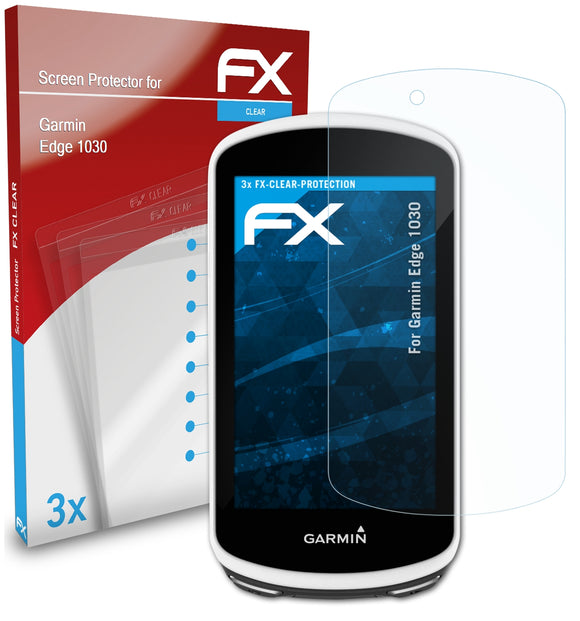 atFoliX FX-Clear Schutzfolie für Garmin Edge 1030