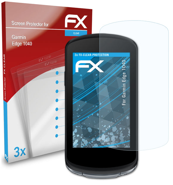 atFoliX FX-Clear Schutzfolie für Garmin Edge 1040